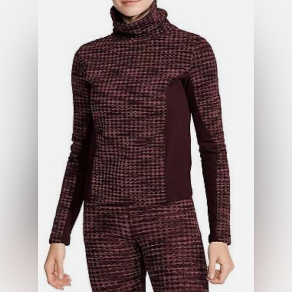 Nike Tops - NIKE Pro Women’s HyperWarm Pullover- Burgundy Crush/ Size Small